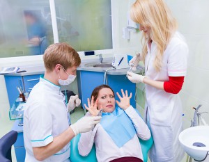 Patient scared of dental procedure